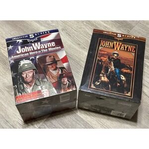 John Wayne‎ 10 Movie Collector Series Pack VHS Tape Set Winds of the Wasteland